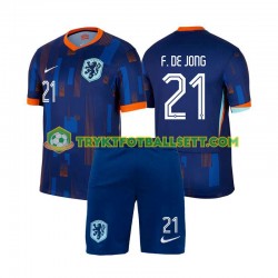 3-13 år Barn Nederland drakt Frenkie de Jong 21 Borte Euro 2024 Korte Ermer 3-13 år Barn Nederland drakt Frenkie de Jong 21 Borte Euro 2024 Korte Ermer