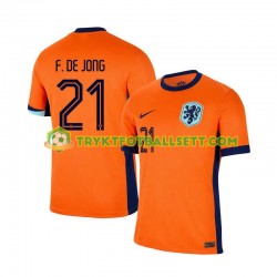 Herre Nederland drakt Frenkie de Jong 21 Hjemme Euro 2024 Korte Ermer Herre Nederland drakt Frenkie de Jong 21 Hjemme Euro 2024 Korte Ermer