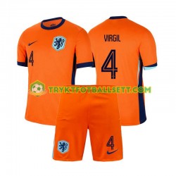 3-13 år Barn Nederland drakt Virgil van Dijk 4 Hjemme Euro 2024 Korte Ermer 3-13 år Barn Nederland drakt Virgil van Dijk 4 Hjemme Euro 2024 Korte Ermer