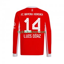 Herre FC Bayern München drakt Luis Diaz 14 Hjemme 2025-2026 Langermet