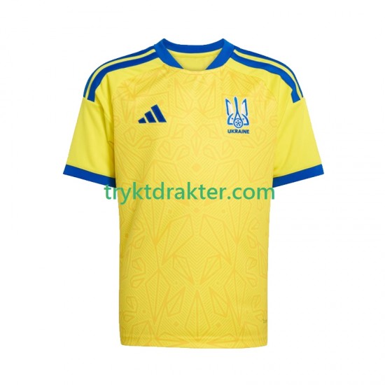3-13 år Barn Ukraina drakt Hjemme VM 2026 Korte Ermer