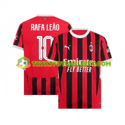 Herre AC Milan drakt UCL Font RAFA LEAO 10 Hjemme 2024-2025 Korte Ermer Herre AC Milan drakt UCL Font RAFA LEAO 10 Hjemme 2024-2025 Korte Ermer