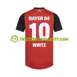 Herre Bayer 04 Leverkusen drakt Florian Wirtz 10 Hjemme 2024-2025 Korte Ermer Herre Bayer 04 Leverkusen drakt Florian Wirtz 10 Hjemme 2024-2025 Korte Ermer