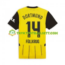 Herre Borussia Dortmund drakt Niclas Fullkrug 14 Hjemme 2024-2025 Korte Ermer Herre Borussia Dortmund drakt Niclas Fullkrug 14 Hjemme 2024-2025 Korte Ermer