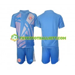 3-13 år Barn Keeper Costa Rica drakt Hjemme 2024 Blå Korte Ermer