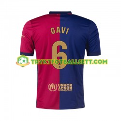 Herre FC Barcelona drakt GAVI 6 Hjemme 2024-2025 Korte Ermer Herre FC Barcelona drakt GAVI 6 Hjemme 2024-2025 Korte Ermer