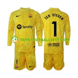 3-13 år Barn Keeper FC Barcelona drakt Ter Stegen 1 Borte 2024-2025 Langermet 3-13 år Barn Keeper FC Barcelona drakt Ter Stegen 1 Borte 2024-2025 Langermet
