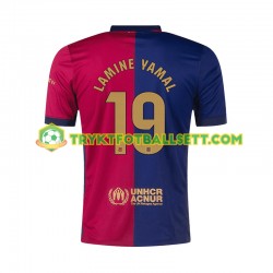 Herre FC Barcelona drakt Lamine Yamal 19 Hjemme 2024-2025 Korte Ermer Herre FC Barcelona drakt Lamine Yamal 19 Hjemme 2024-2025 Korte Ermer