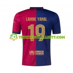 Herre FC Barcelona drakt UCL Font Lamine Yamal 19 Hjemme 2024-2025 Korte Ermer Herre FC Barcelona drakt UCL Font Lamine Yamal 19 Hjemme 2024-2025 Korte Ermer
