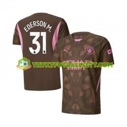 Herre Keeper Manchester City drakt Ederson Moraes 31 Hjemme 2024-2025 Korte Ermer Herre Keeper Manchester City drakt Ederson Moraes 31 Hjemme 2024-2025 Korte Ermer