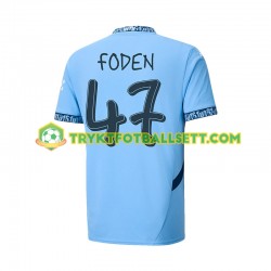 Herre Manchester City drakt UCL Font FODEN 47 Hjemme 2024-2025 Korte Ermer Herre Manchester City drakt UCL Font FODEN 47 Hjemme 2024-2025 Korte Ermer