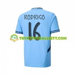 Herre Manchester City drakt UCL Font RODRIGO 16 Hjemme 2024-2025 Korte Ermer Herre Manchester City drakt UCL Font RODRIGO 16 Hjemme 2024-2025 Korte Ermer