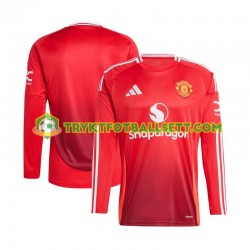 Herre Manchester Utd drakt Hjemme 2024-2025 Rød Langermet Herre Manchester Utd drakt Hjemme 2024-2025 Rød Langermet