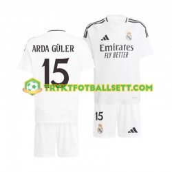 3-13 år Barn Real Madrid drakt Arda Guler 15 Hjemme 2024-2025 Korte Ermer 3-13 år Barn Real Madrid drakt Arda Guler 15 Hjemme 2024-2025 Korte Ermer