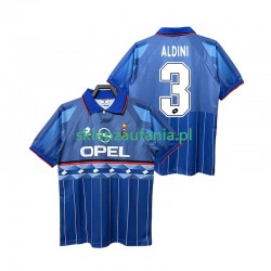 Herre AC Milan drakt ALDINI 3 1995 1996 Retro Borte Korte Ermer Herre AC Milan drakt ALDINI 3 1995 1996 Retro Borte Korte Ermer