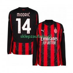 Herre AC Milan drakt Modrić Luca 14 Hjemme 2025-2026 Langermet Herre AC Milan drakt Modrić Luca 14 Hjemme 2025-2026 Langermet