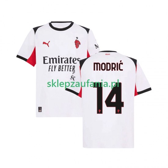 Herre AC Milan drakt Modrić Luka 14 Borte 2025-2026 Korte Ermer