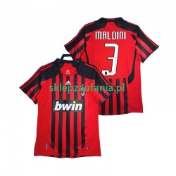 Herre AC Milan drakt MALDINI 3 2007 Retro Hjemme 2008 Korte Ermer Herre AC Milan drakt MALDINI 3 2007 Retro Hjemme 2008 Korte Ermer