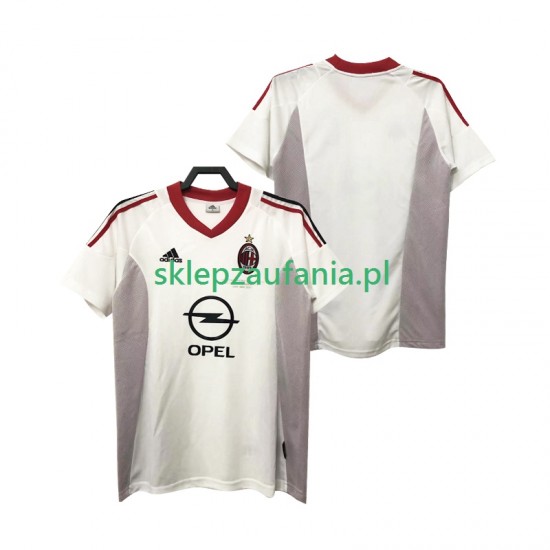 Herre AC Milan drakt 2005 Retro Borte 2004 Korte Ermer