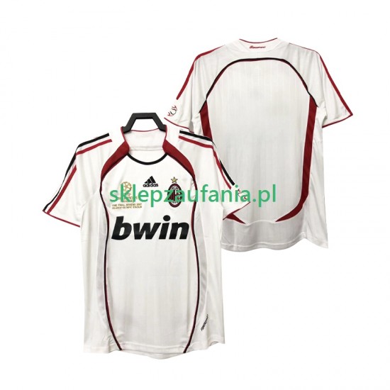 Herre AC Milan drakt 2007 Retro Borte 2006 Korte Ermer