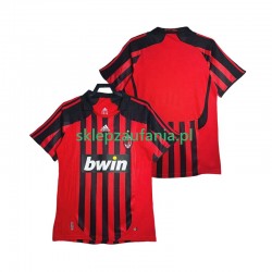 Herre AC Milan drakt 2007 Retro Hjemme 2008 Korte Ermer Herre AC Milan drakt 2007 Retro Hjemme 2008 Korte Ermer