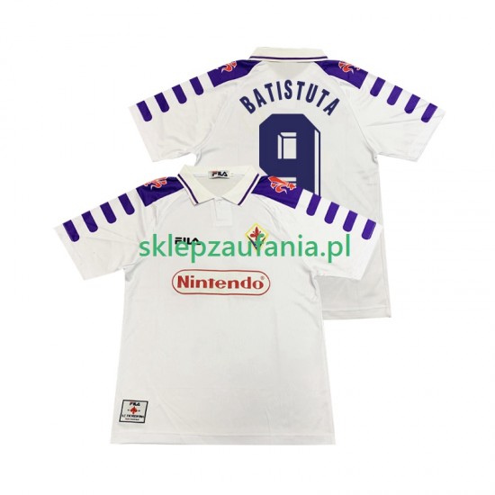 Herre Fiorentina drakt BASTUTA 9 1998 Retro Borte 1999 Korte Ermer