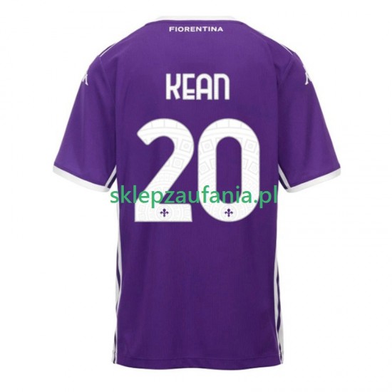 Herre Fiorentina drakt Kean 20 Hjemme 2025-2026 Korte Ermer