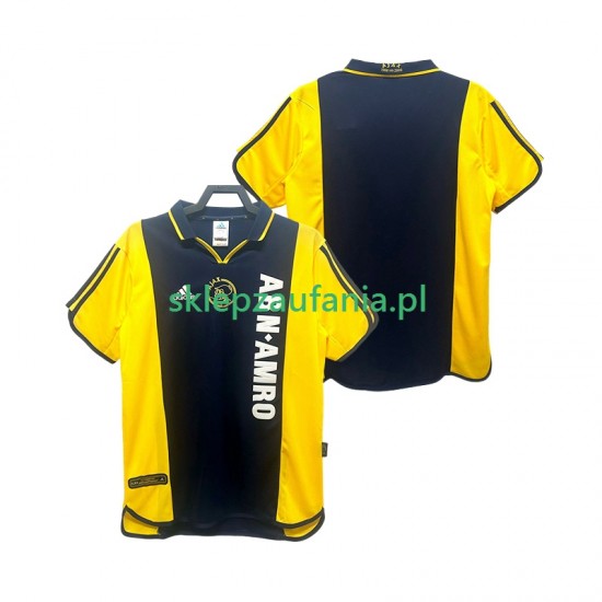 Herre AFC Ajax drakt 2000 2001 Retro Borte Korte Ermer