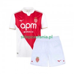 3-13 år Barn AS Monaco drakt Hjemme 2025-2026 Korte Ermer 3-13 år Barn AS Monaco drakt Hjemme 2025-2026 Korte Ermer