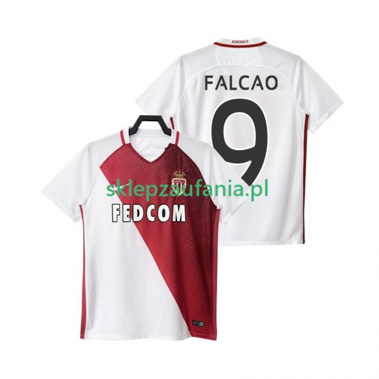 Herre AS Monaco drakt FALCAO 9 2016 2017 Hjemme Korte Ermer