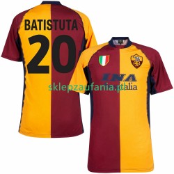 Herre AS Roma drakt Batistuta 20 2000 2001 Retro Hjemme Korte Ermer Herre AS Roma drakt Batistuta 20 2000 2001 Retro Hjemme Korte Ermer