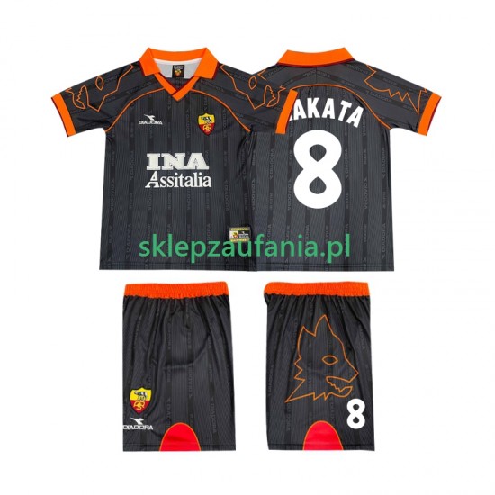 3-13 år Barn AS Roma drakt NAKATA 8 2000 Retro Borte 1999 Korte Ermer