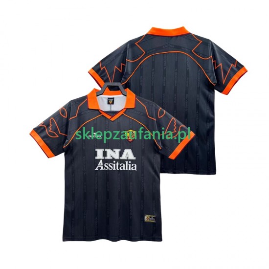 Herre AS Roma drakt 1998 Retro Borte 1999 Korte Ermer