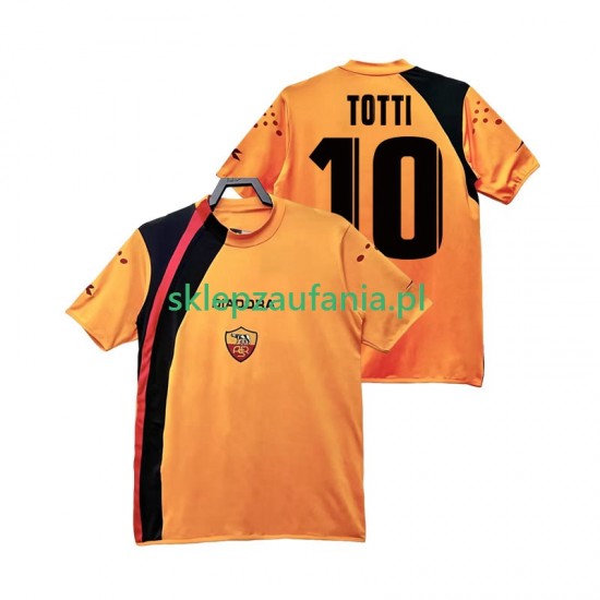 Herre AS Roma drakt TOTTI 10 2005 Retro Hjemme 2006 Korte Ermer