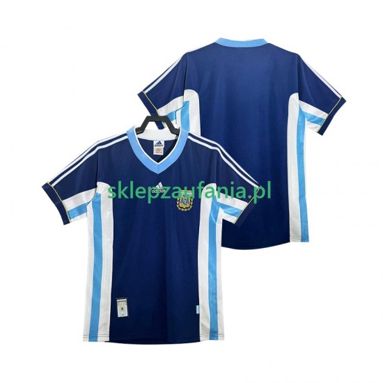 Herre Argentina drakt 1998 Retro Borte Korte Ermer