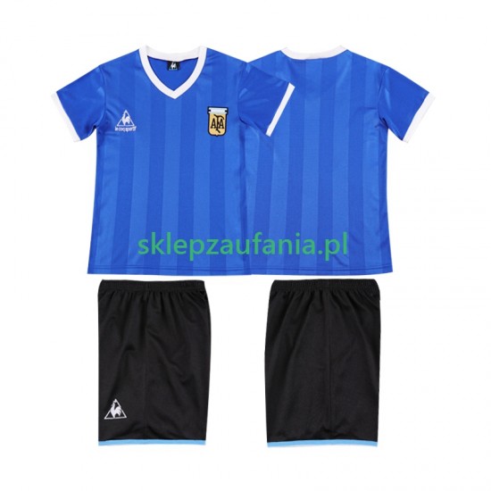 3-13 år Barn Argentina drakt 1986 Retro Borte Korte Ermer