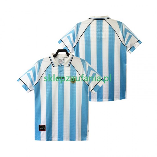 Herre Argentina drakt 1996 1997 Retro Hjemme Korte Ermer