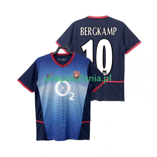 Herre Arsenal drakt BERGKAMP 10 2002 Retro Borte 2004 Korte Ermer