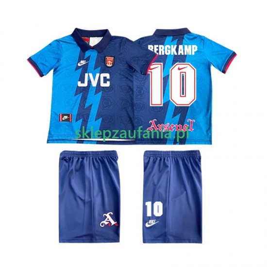 3-13 år Barn Arsenal drakt BERGKAMP 10 1995 1996 Retro Borte Korte Ermer