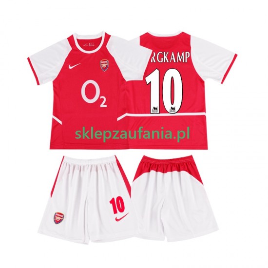 3-13 år Barn Arsenal drakt BERGKAMP 10 2002 2003 Retro Hjemme Korte Ermer