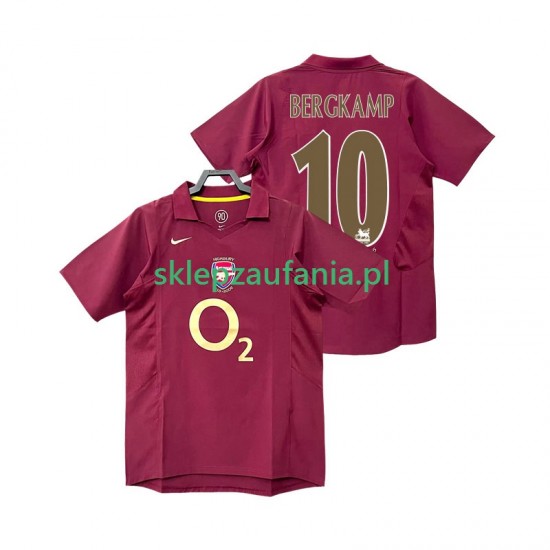 Herre Arsenal drakt BERGKAMP 10 2005 Retro Hjemme 2006 Korte Ermer