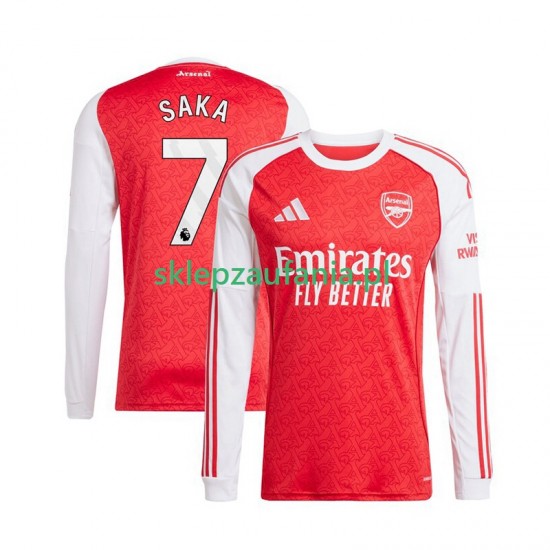 Herre Arsenal drakt Bukayo Saka 7 Hjemme 2025-2026 Langermet