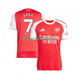 Herre Arsenal drakt Bukayo Saka 7 Hjemme 2025-2026 Korte Ermer Herre Arsenal drakt Bukayo Saka 7 Hjemme 2025-2026 Korte Ermer