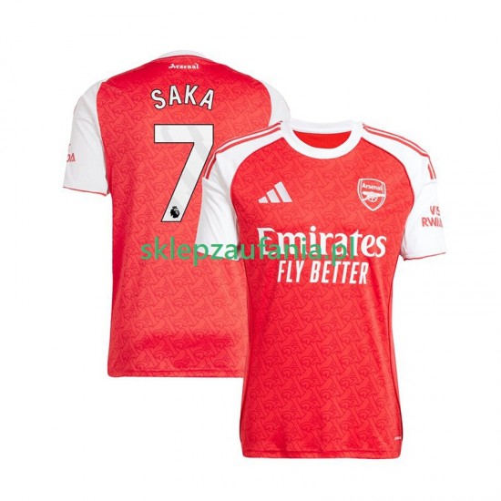 Herre Arsenal drakt Bukayo Saka 7 Hjemme 2025-2026 Korte Ermer