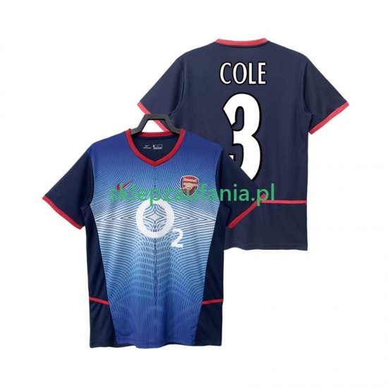 Herre Arsenal drakt COLE 3 2002 Retro Borte 2004 Korte Ermer