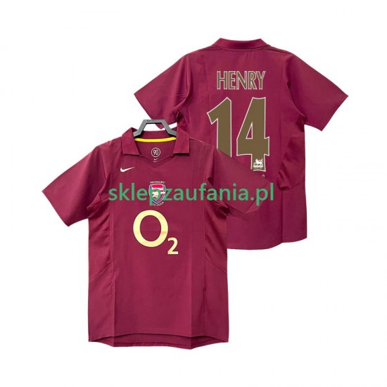 Herre Arsenal drakt Henry 14 2005 Retro Hjemme 2006 Korte Ermer