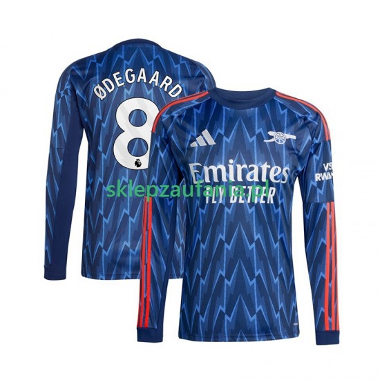 Herre Arsenal drakt Martin Odegaard 8 Borte 2025-2026 Langermet