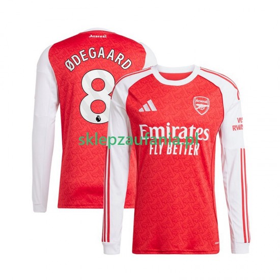 Herre Arsenal drakt Martin Odegaard 8 Hjemme 2025-2026 Langermet