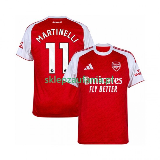 Herre Arsenal drakt Martin Zubimendi 11 Hjemme 2025-2026 Korte Ermer