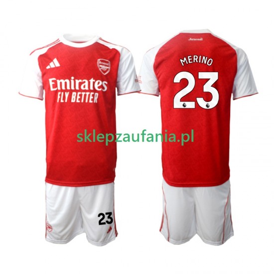 3-13 år Barn Arsenal drakt Merino 23 Hjemme 2025-2026 Korte Ermer